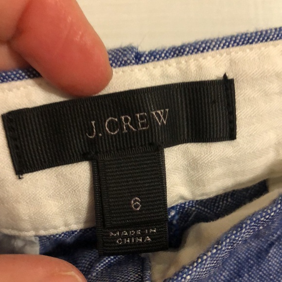 J. Crew chambray ruffle shorts - Picture 3 of 4